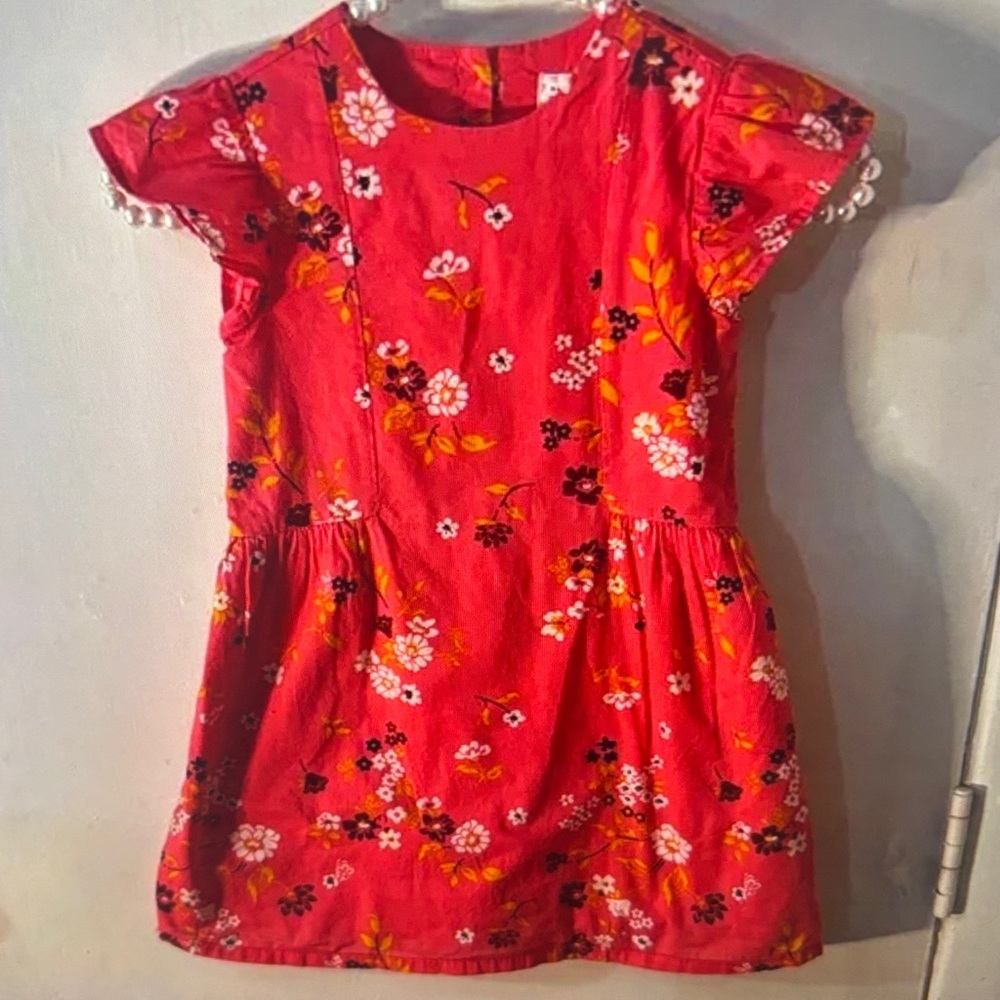 Baby GAP Floral Pink Dress 5 RetroNature Princesscore Cottagecore Boho Fairycore